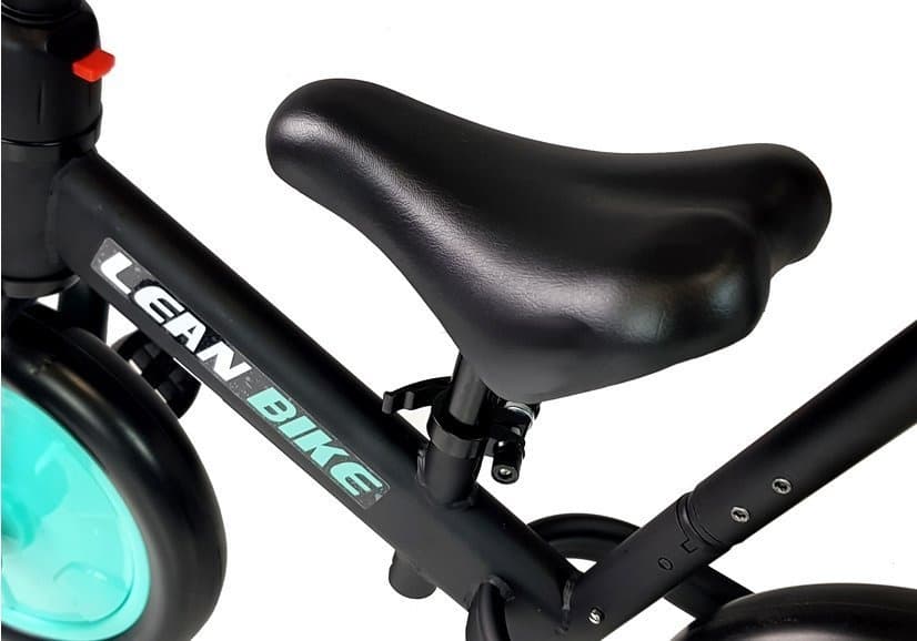 Pogon na pedala in ravnotežni tricikel LEAN TRIKE 3v1, črno-meta 6