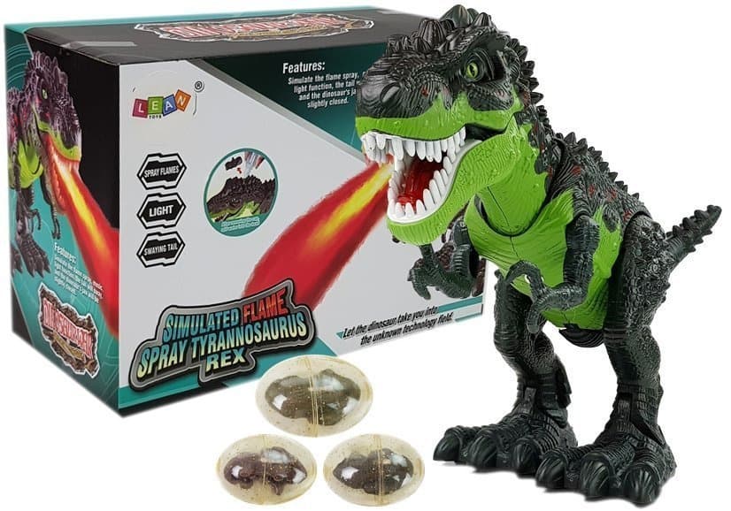 Dinozaver na baterije, ki odlaga jajca, bruha paro in luč