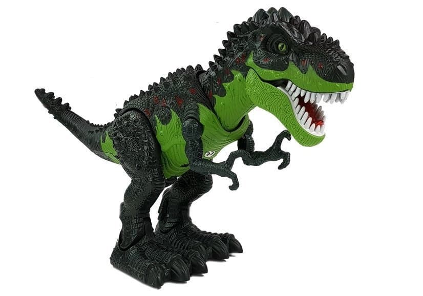 Dinozaver na baterije, ki odlaga jajca, bruha paro in luč 4