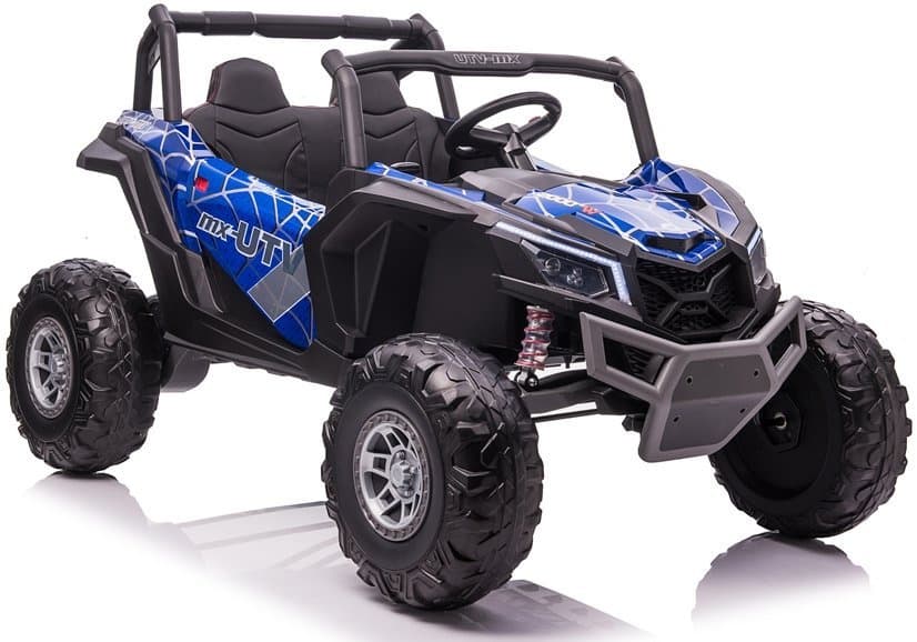 Otroški akumulatorski SUV na daljinsko upravljanje BUGGY UTV-MX, modri