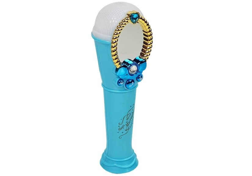 Otroško magično ogledalo z mikrofonom, modro, USB, MP3, lučke 3