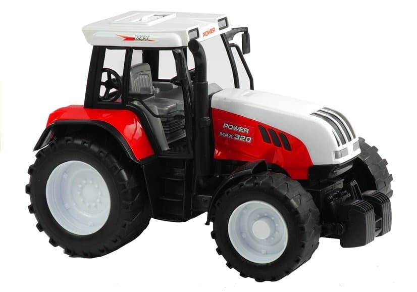 Velik traktor s prikolico (65 cm), zelena ali rdeča 4