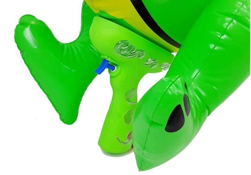 Lean Toys Velika napihljiva vodna pištola Dinosaur 3