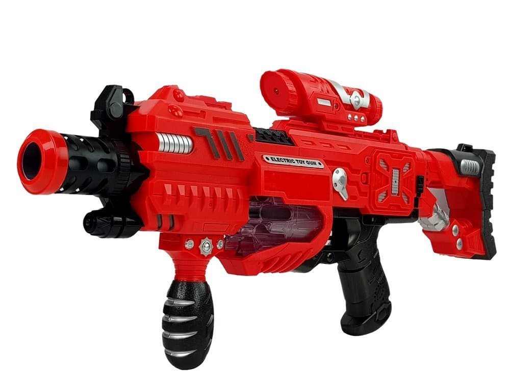 LEAN TOYS Pištola, svetleča v temi, penasti naboje, doseg 45 m 3