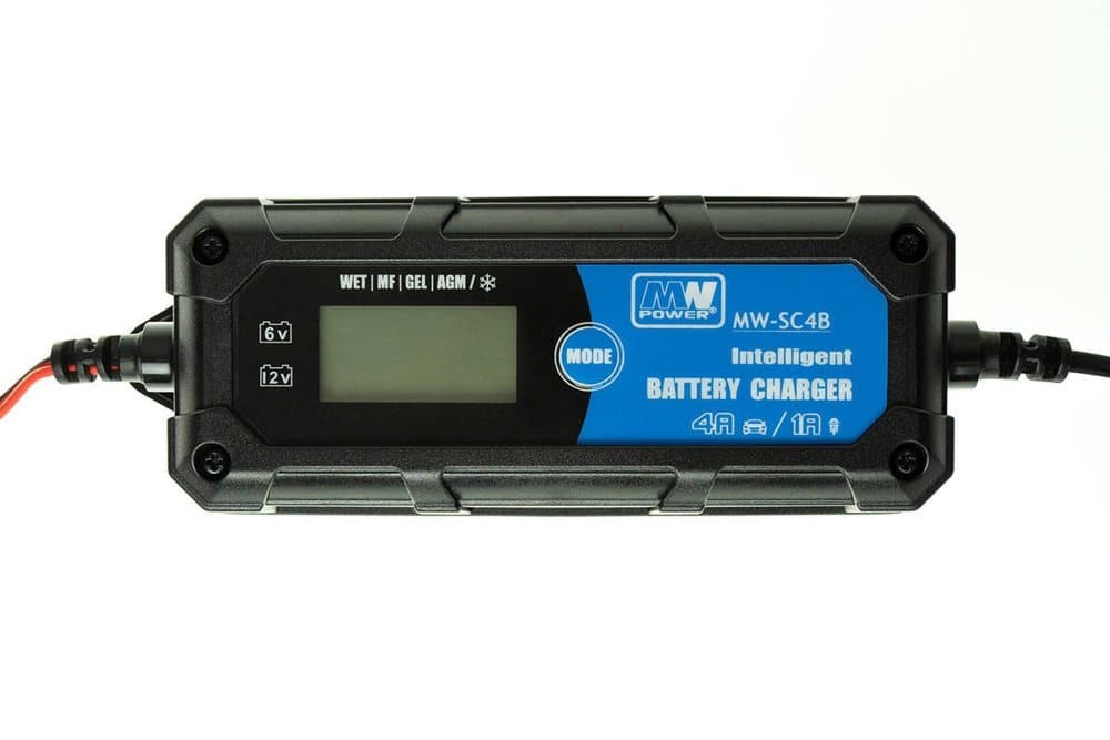LEAN CARS Pametni polnilnik akumulatorjev MW-SC4B (6V/12V)