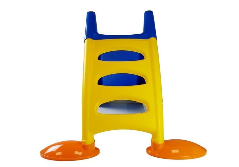 DOREX Otroška vrtna zložljiva zvezda, 3-stopenjska, modro-rumena, 130 cm 4