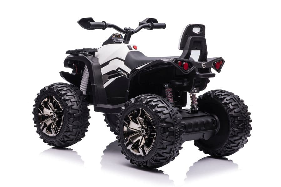 Quad na akumulator LEAN CARS QLS-3288 s SPZ, LED luči, MP3, bel 6