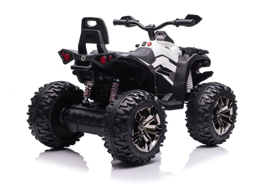 Quad na akumulator LEAN CARS QLS-3288 s SPZ, LED luči, MP3, bel 8