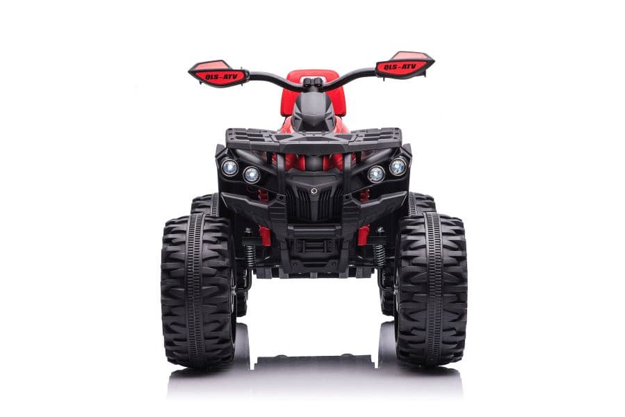 Quad na akumulator LEAN CARS QLS-3288 s SPZ, LED luči, MP3, rdeč 2