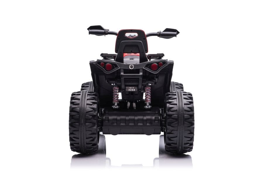 Quad na akumulator LEAN CARS QLS-3288 s SPZ, LED luči, MP3, rdeč 3