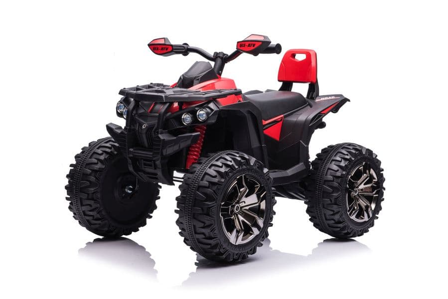 Quad na akumulator LEAN CARS QLS-3288 s SPZ, LED luči, MP3, rdeč 4