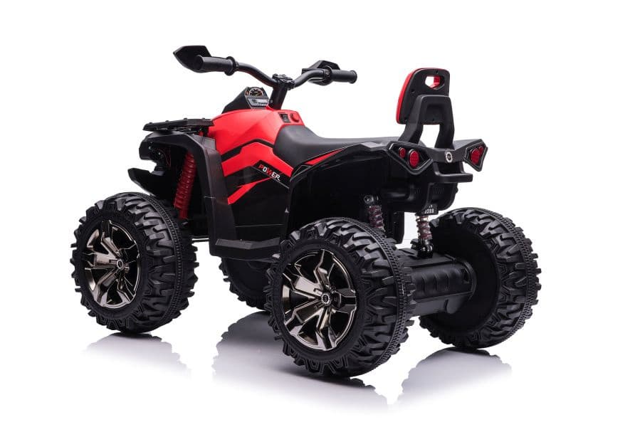Quad na akumulator LEAN CARS QLS-3288 s SPZ, LED luči, MP3, rdeč 6