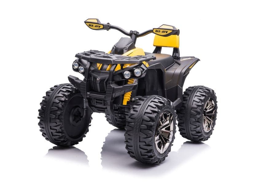 Quad na akumulator LEAN CARS QLS-3288 s SPZ, LED luči, MP3, rumen 3