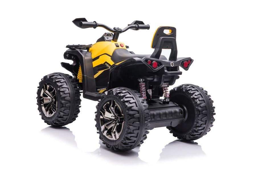 Quad na akumulator LEAN CARS QLS-3288 s SPZ, LED luči, MP3, rumen 5