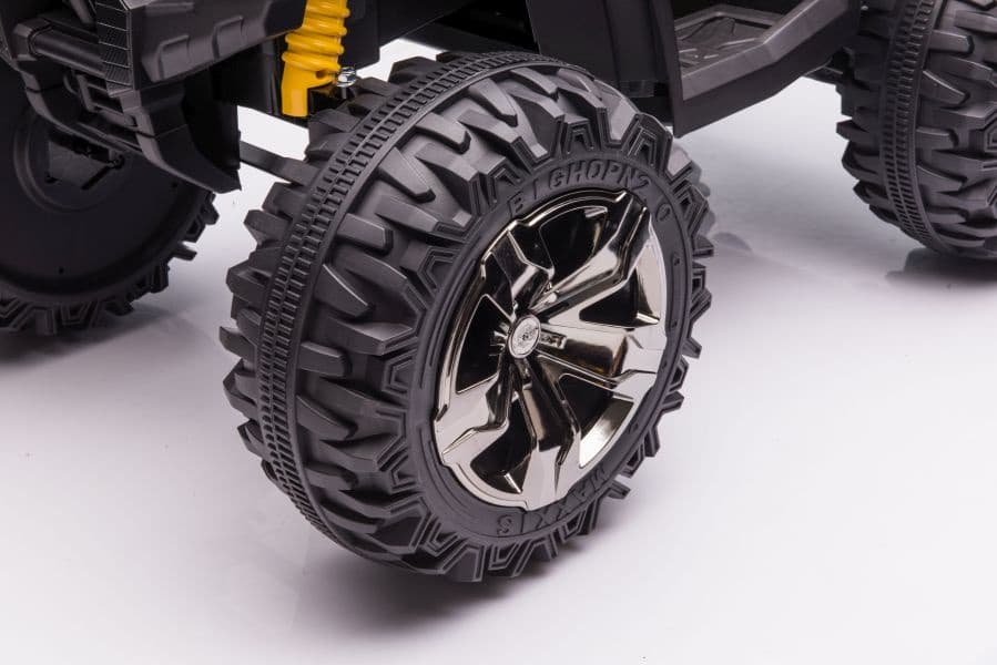 Quad na akumulator LEAN CARS QLS-3288 s SPZ, LED luči, MP3, rumen 8