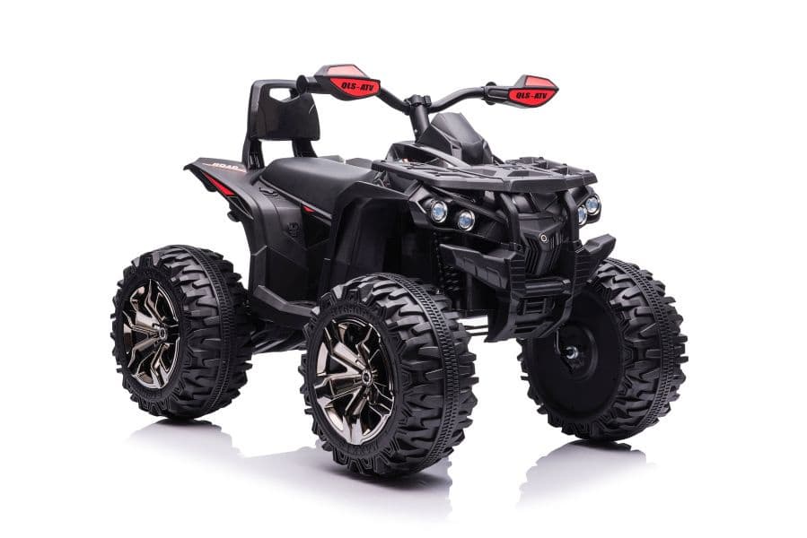 Quad na akumulator LEAN CARS QLS-3288 s SPZ, LED luči, MP3, črn