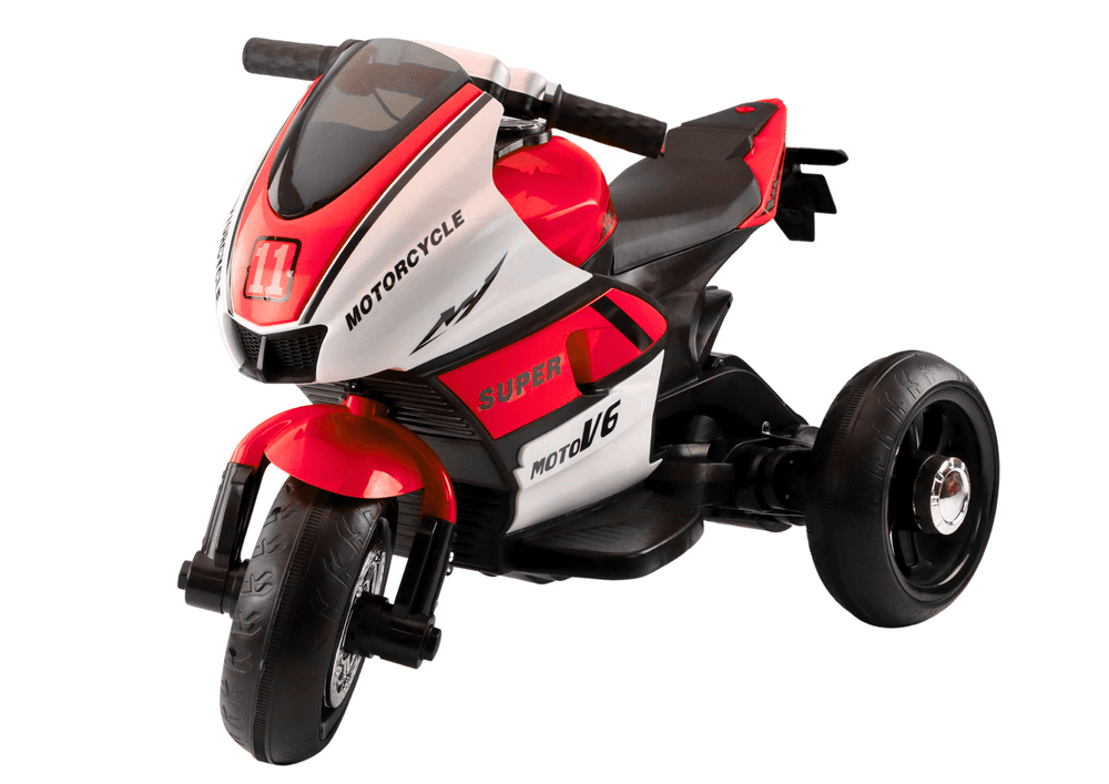 Motor na akumulator za otroke HT-5188, LED luči, MP3, rdeč 2