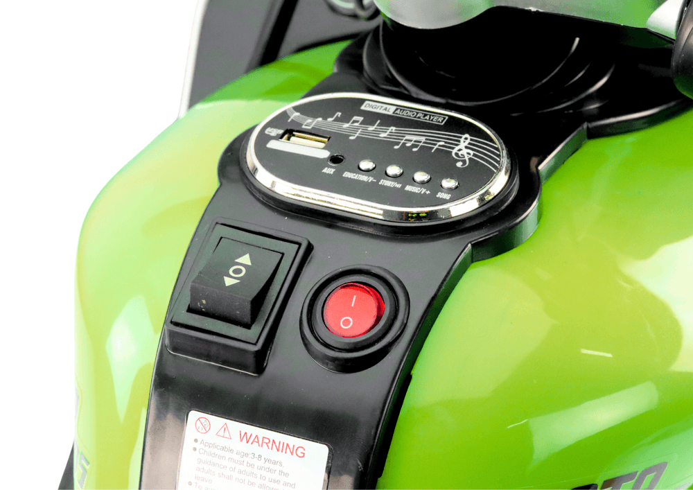 Motor na akumulator za otroke HT-5188, LED luči, MP3, bel 7