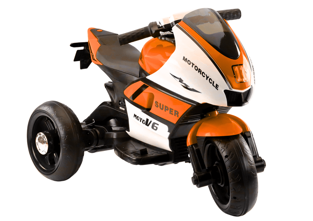 Motor na akumulator za otroke HT-5188, LED luči, MP3, oranžen