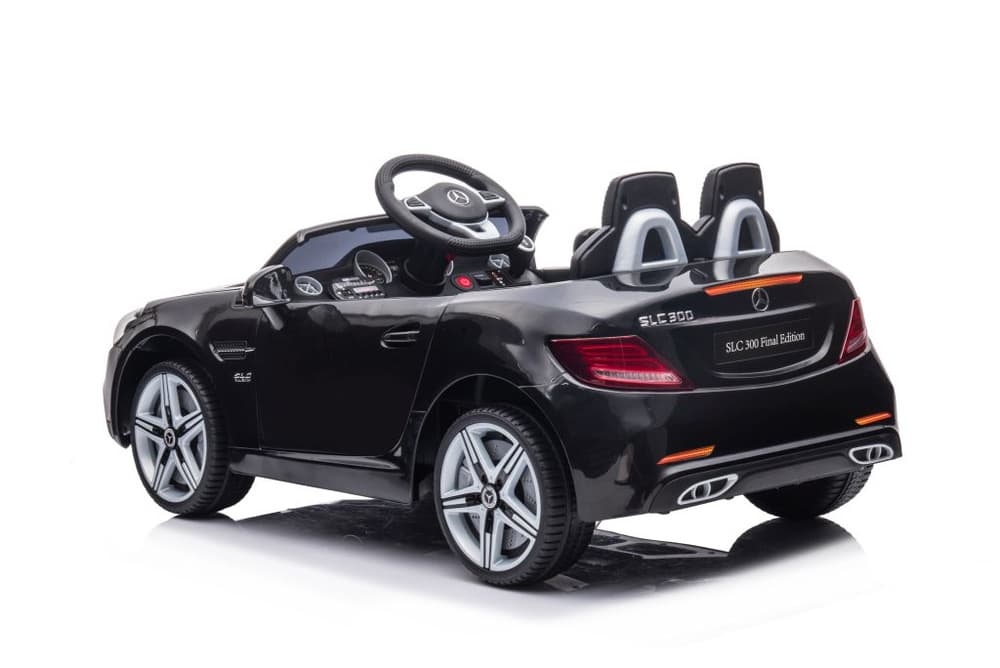 Avto na akumulator Mercedes SLC 300, LED luči, MP3, pilot, črn 4