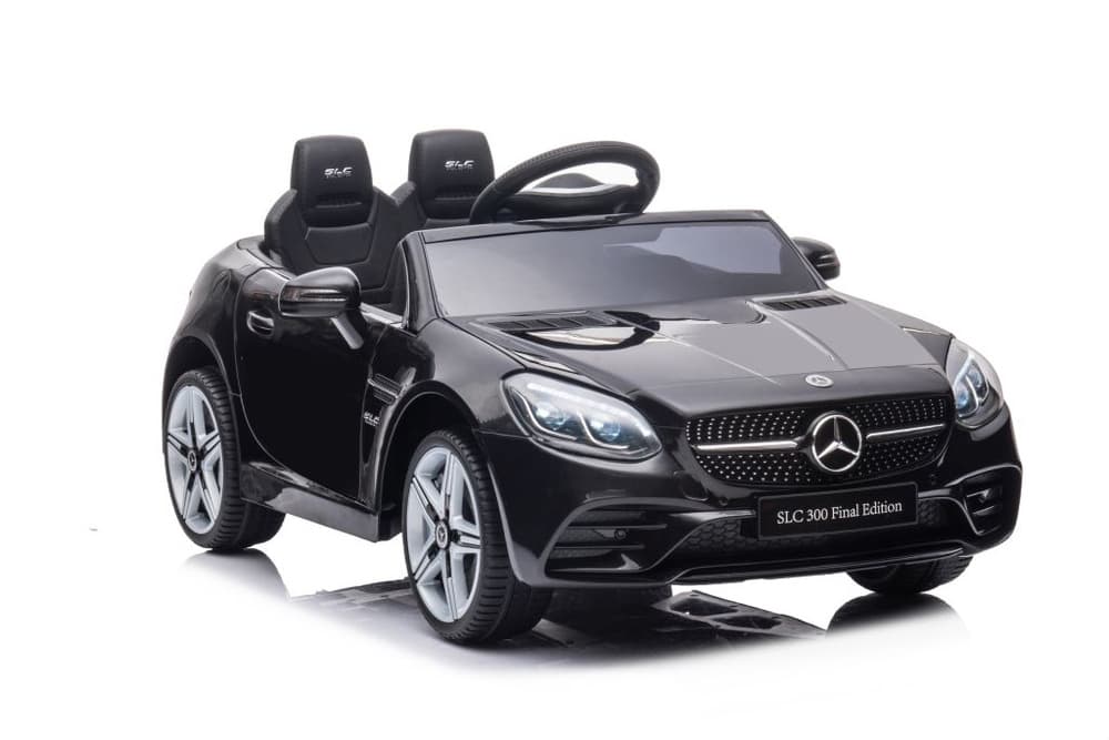 Avto na akumulator Mercedes SLC 300, LED luči, MP3, pilot, črn