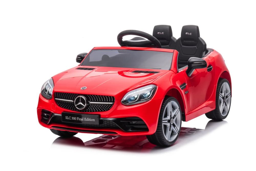 Avto na akumulator Mercedes SLC 300, LED luči, MP3, pilot, rdeč 3