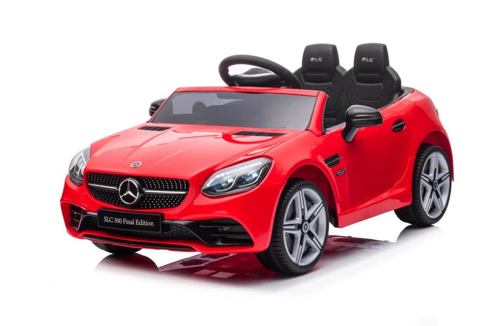 Avto na akumulator Mercedes SLC 300, LED luči, MP3, pilot, rdeč 5