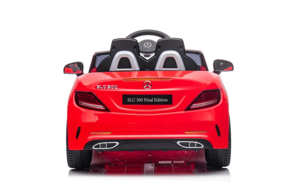 Avto na akumulator Mercedes SLC 300, LED luči, MP3, pilot, rdeč 6