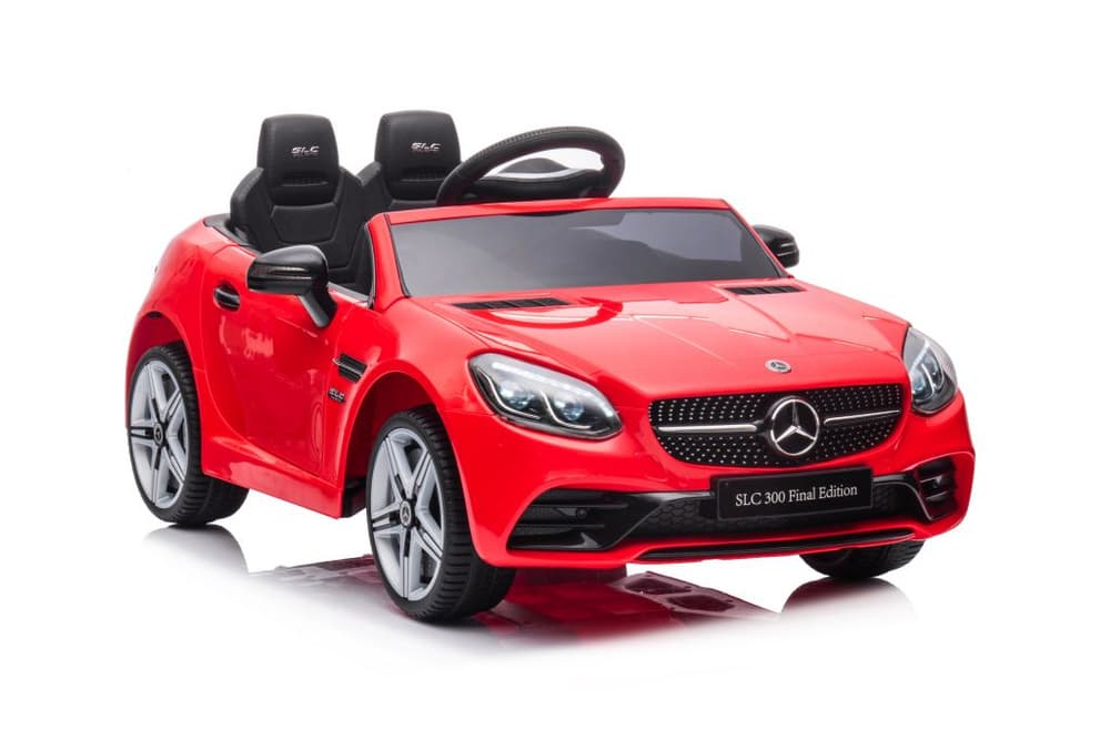 Avto na akumulator Mercedes SLC 300, LED luči, MP3, pilot, rdeč