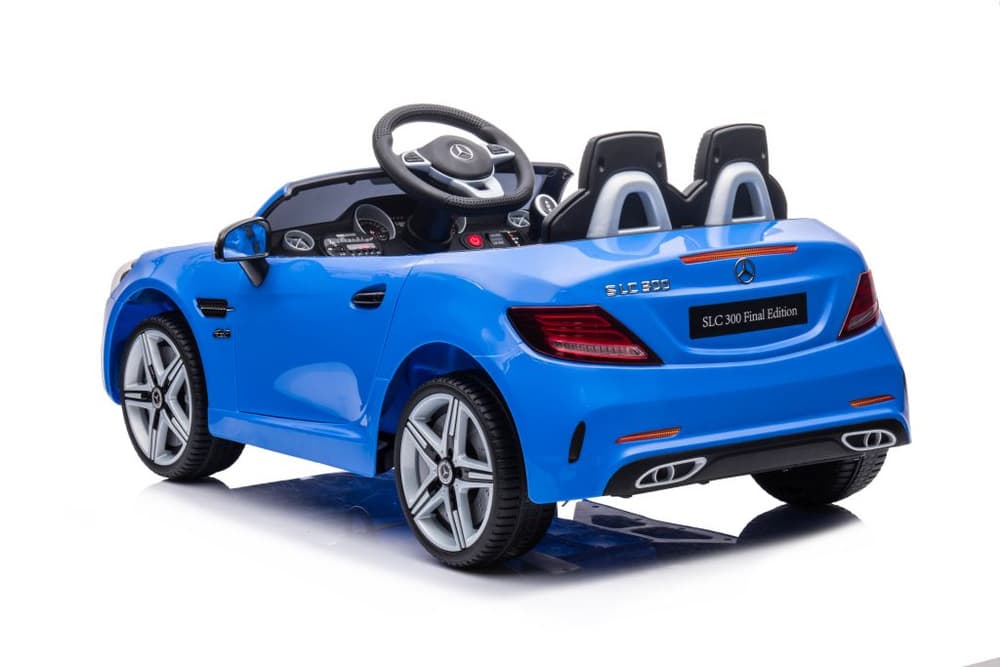 Avto na akumulator Mercedes SLC 300, LED luči, MP3, pilot, moder 5