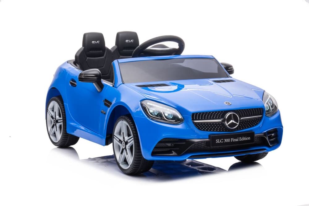 Avto na akumulator Mercedes SLC 300, LED luči, MP3, pilot, moder