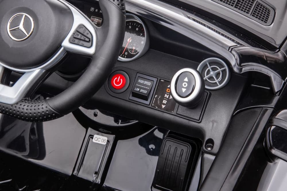 Avto na akumulator Mercedes SLC 300, LED luči, MP3, pilot, moder 6