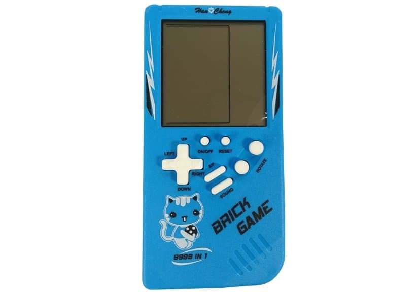 LEAN TOYS Elektronska igra Tetris Brick Game, modra 2