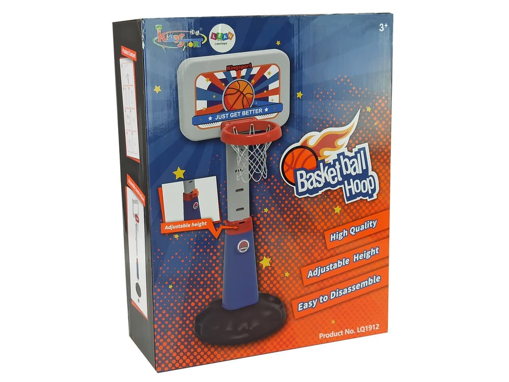 Otroški košarkarski komplet LEAN TOYS s košem, 125 cm 5