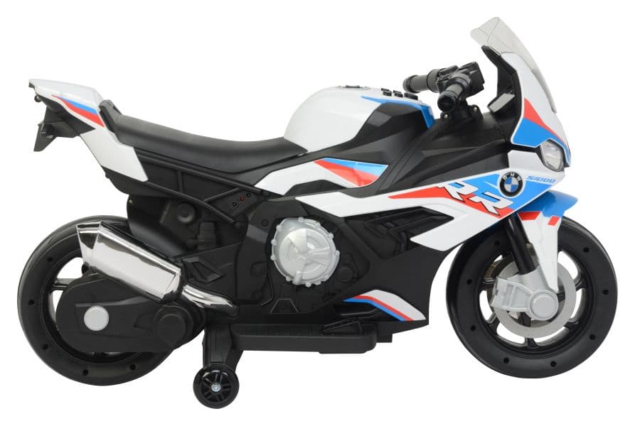 Motor na akumulator LEAN CARS BMW S1000RR, LED luči, glasba, bel 6