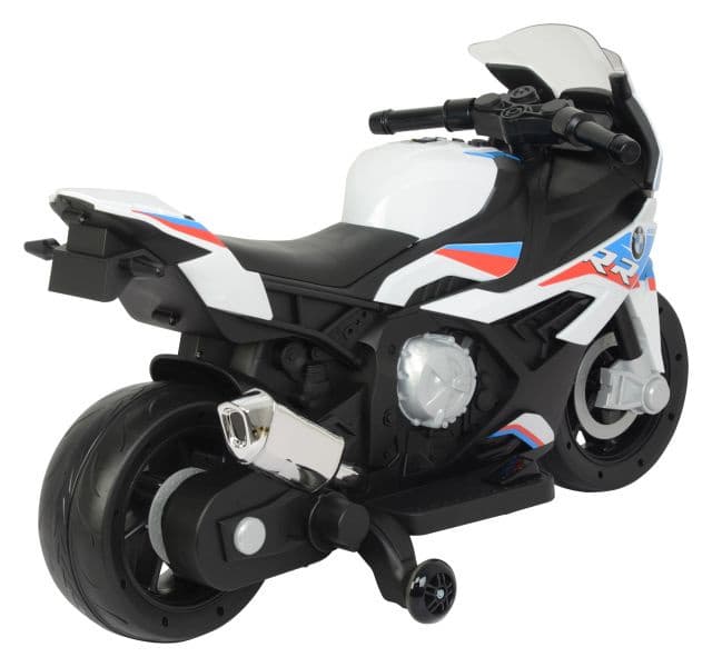 Motor na akumulator LEAN CARS BMW S1000RR, LED luči, glasba, bel 7
