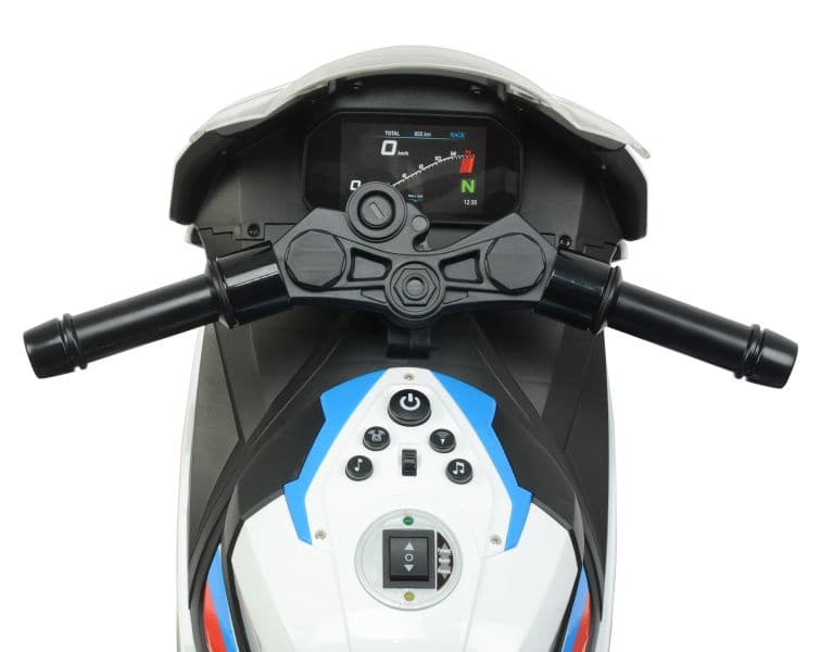 Motor na akumulator LEAN CARS BMW S1000RR, LED luči, glasba, bel 8