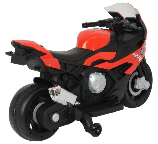 Motor na akumulator LEAN CARS BMW S1000RR, LED luči, glasba, rdeč 3