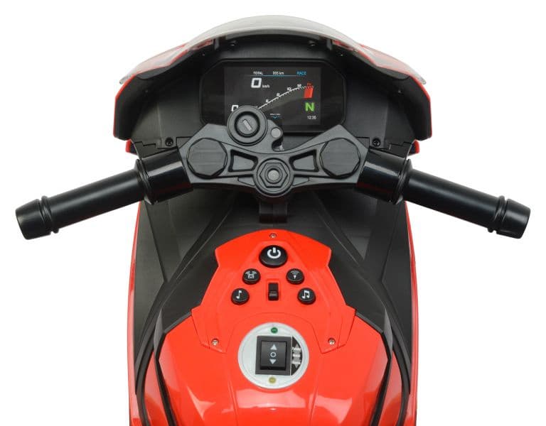 Motor na akumulator LEAN CARS BMW S1000RR, LED luči, glasba, rdeč 5