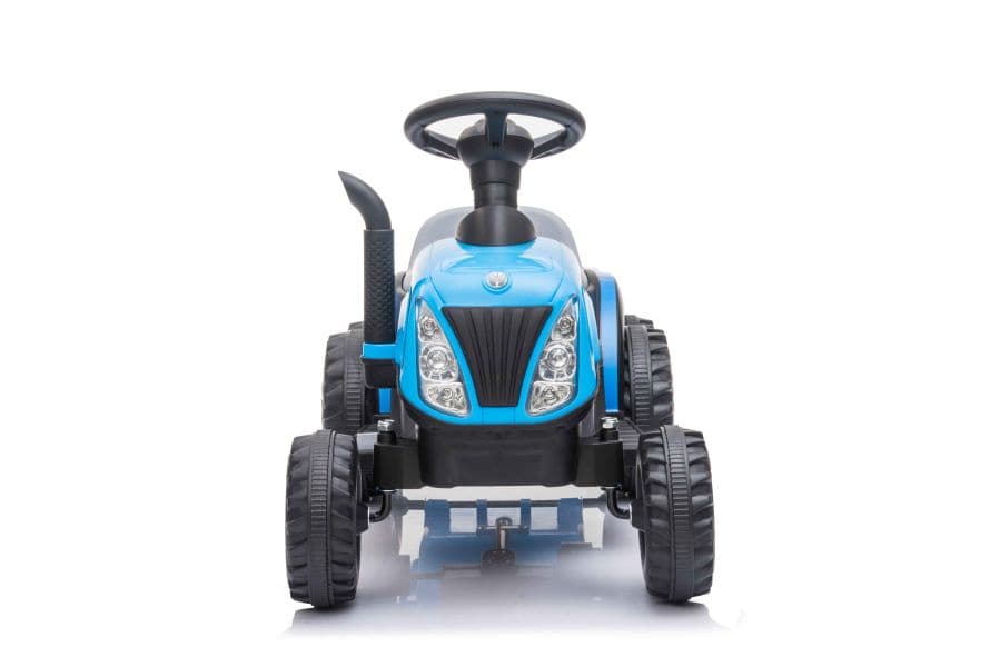 Traktor na akumulator z prikolico LEAN CARS A009, modre barve 2