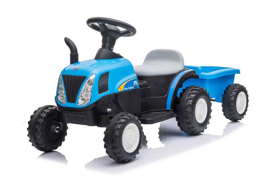 Traktor na akumulator z prikolico LEAN CARS A009, modre barve 3