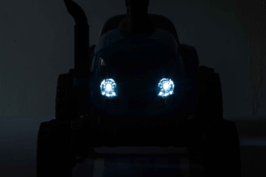 Traktor na akumulator z prikolico LEAN CARS A009, modre barve 7