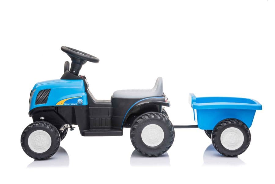 Traktor na akumulator z prikolico LEAN CARS A009, modre barve 8