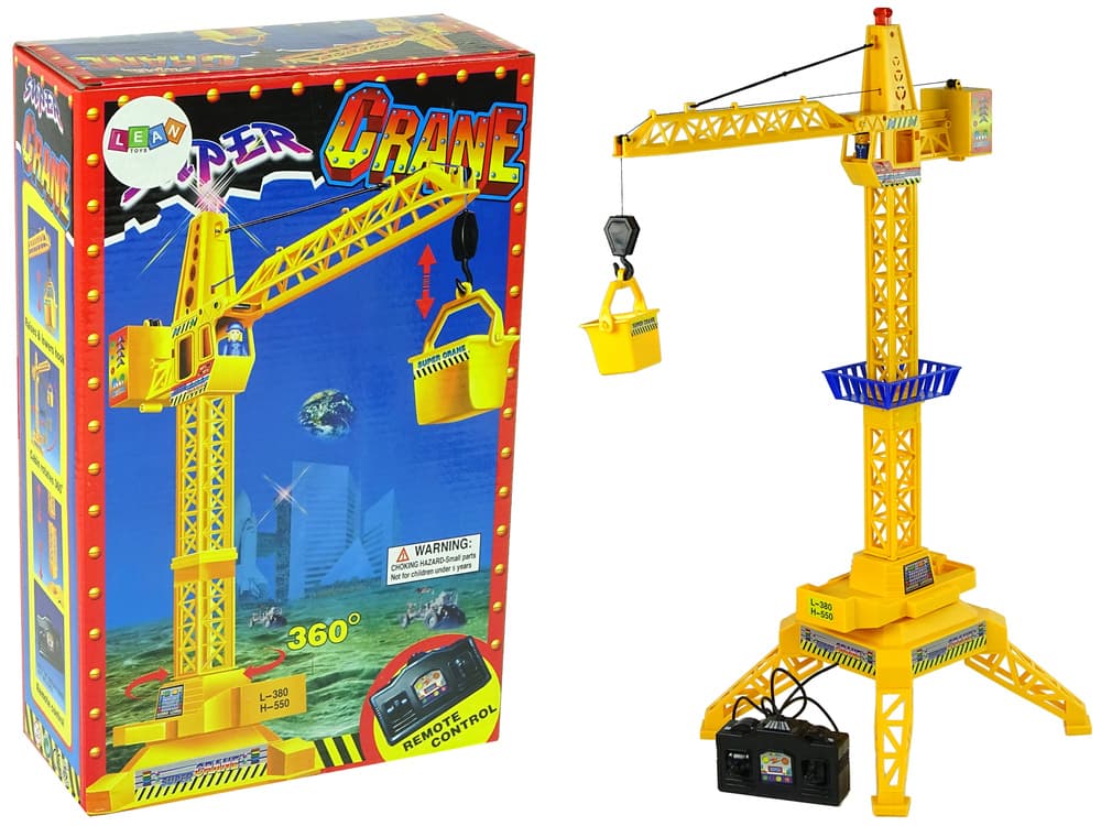 Dvigalo na daljinsko vodenje LEAN TOYS, premično ročilo, 60 cm