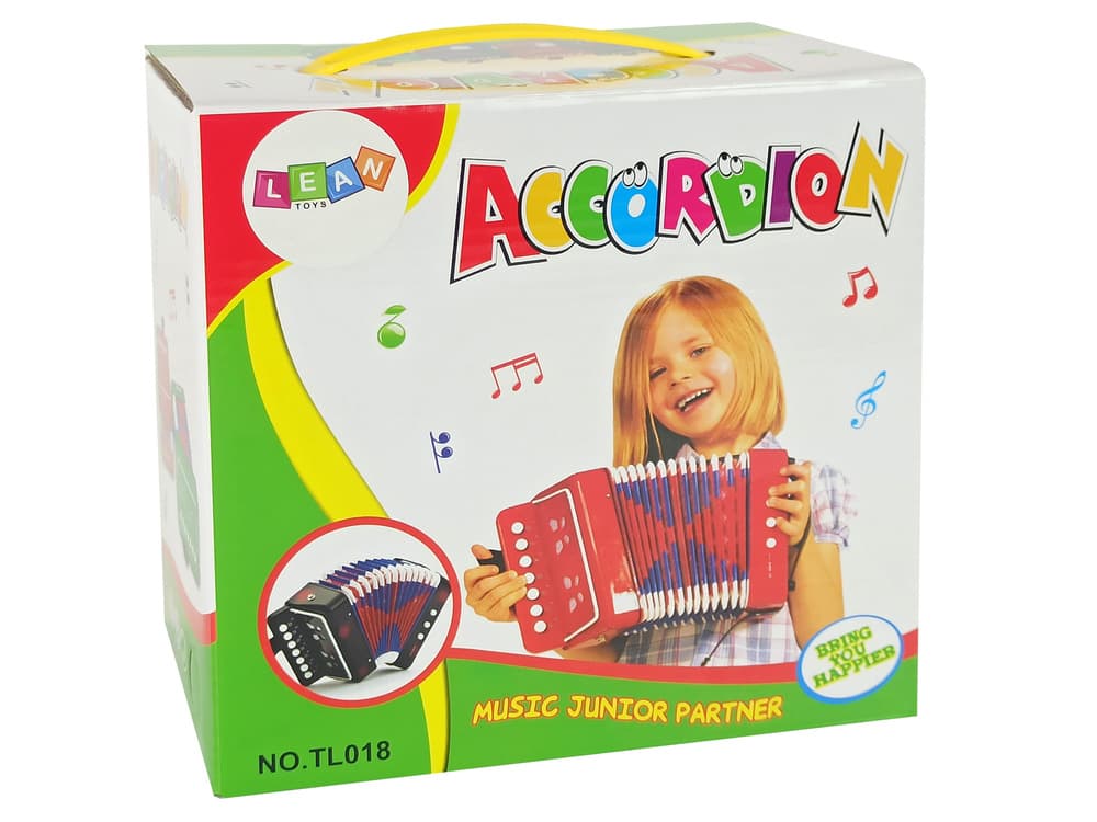 Akordion za malega glasbenika, rdeč 4