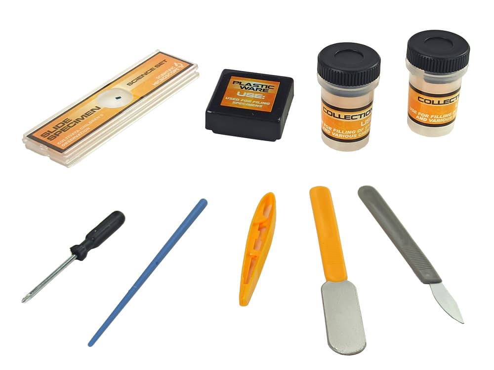 Mikroskop za mladega znanstvenika LEAN TOYS, komplet 4