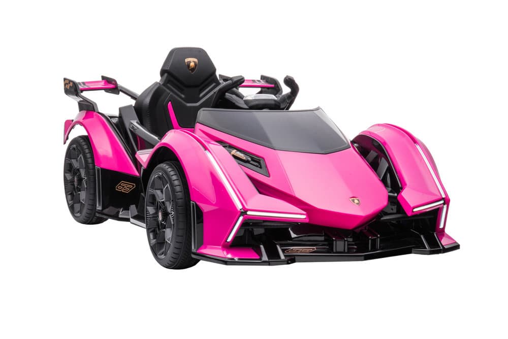 Lamborghini GT HL528 akumulatorski avto - LED luči, MP3, daljinski upravljalnik, roza