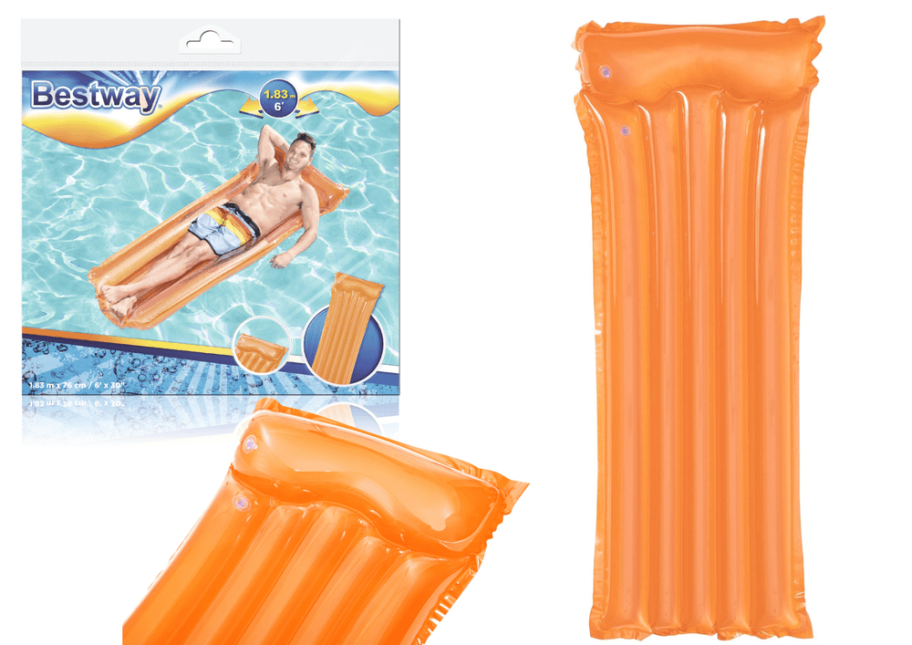 Napihljiv ležalnik za plavanje BESTWAY Orange 183x76 cm