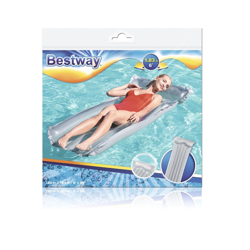 Napihljiv ležalnik za plavanje BESTWAY Siva 183x76 cm 6