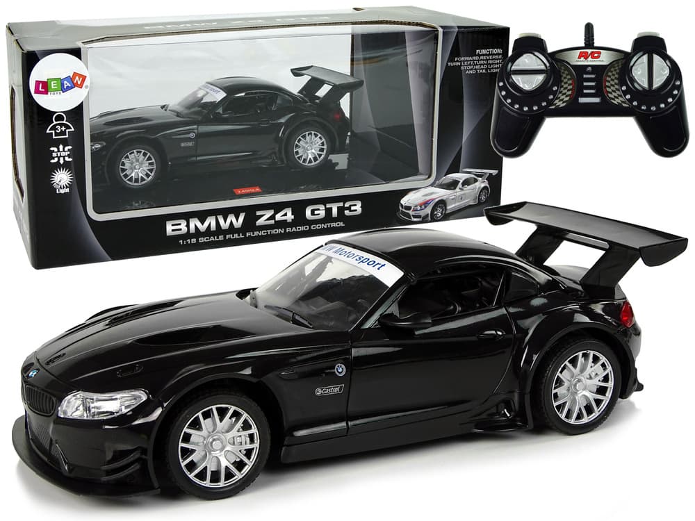 RC športni avto BMW Z4 GT3 Črn, 1:18, 2.4G, luči